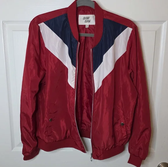 OUTER EDGE Red, White & Blue Jacket - Picture 6 of 12